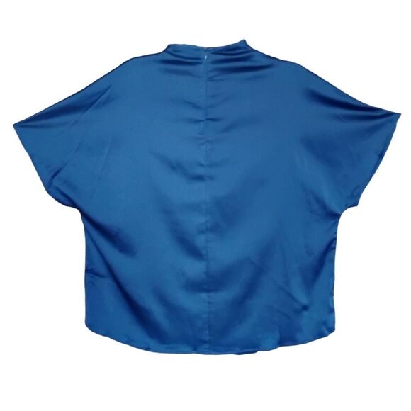 WOMEN'S LARGE STAND COLLAR BATWING SLEEVE SHIRT NWT - Picture 2 of 9